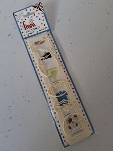 FMM  GET SPORTY Cake Cutters FOOTBALL/RUGBY/CUP Sugarcraft  - Picture 1 of 6