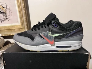 Nike Air Max 1 One Future Swoosh Cool Grey Blu Uomo 2019 Usate Taglia 10,5 Rare - Foto 1 di 10