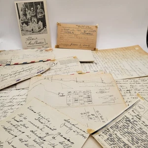 WWII Archivio Lettere 1942-45 US Army 591° Reggimento Ingegneri Barche Nord Africa - Foto 1 di 18