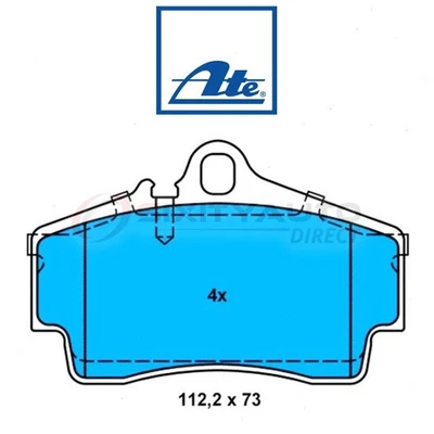 ATE Rear Disc Brake Pad Set for 2006-2012 Porsche Cayman - Braking Stopping io Foto 1 de 4