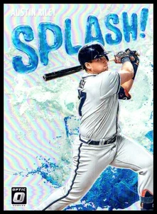 2022 Donruss Optic #SP-3 Austin Riley Splash Holo Prizm - Foto 1 di 2