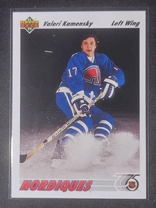 91-92 Upper Deck Valeri Kamensky Rookie 🚨🚨🚨 Quebec Nordiques - Picture 1 of 2