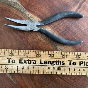 Vintage~ Craftsman #45083~ 6"~ Bent Nose~ Needle Nose Plier~ USA - Picture 1 of 4