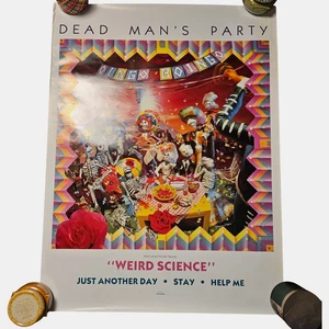 Oingo Boingo Dead Man's Party Album Promo Poster 27x36 Vintage 1980s MCA Records - Picture 1 of 7