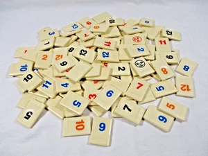 Complete 106 x Rummikub Board Game Replacement Tiles Parts 1997 Pressman - Picture 1 of 5