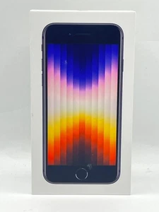 APPLE IPHONE SE 3RD GEN 64GB MIDNIGHT SIM FREE UNLOCKED - BRAND NEW SEALED - Picture 1 of 10