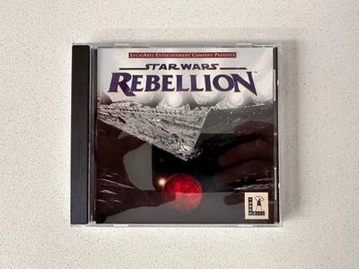 Star Wars  Rebellion W/ Manual PC Game Windows 95 disk near new - Image 1 of 4