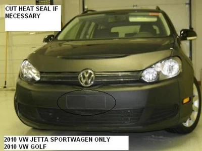 Lebra Front End Bumper Hood Mask Bra Cover for Volkswagen Golf 2010-2014 - Изображение 1 из 4