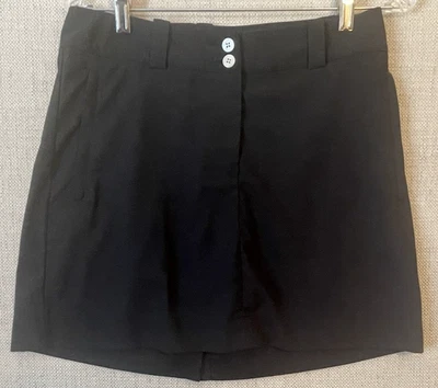 Nike Golf Tour Performance Dri-Fit Skort Women Size 4 Black Athletic Tennis Golf - Image 1 of 4
