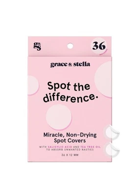 Grace & Stella Pimple Patches for Face - Fast Acting Hydrocolloid Acne Exp-09/27 - Image 1 of 4