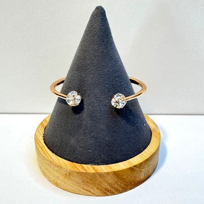 Brazalete Brazalete Kate Spade New York Puño Abierto Bisagras Dama Mermelada Oro Rosa Foto 1 de 4