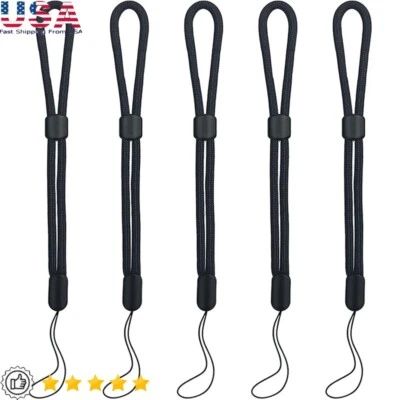 Cordones de muñeca de nailon ajustables 5 piezas correa de mano cámara teléfono GoPro USB Foto 1 de 4