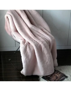 Richmond rosa Kunstfellüberwurf - Bild 1 von 1