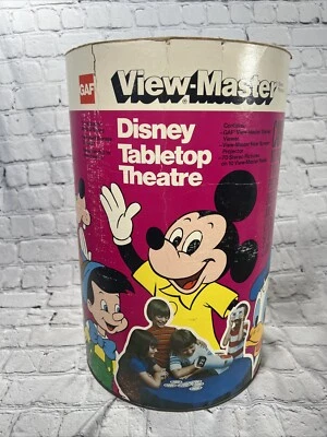 De colección Disney Mesa View-master Teatro Proyector Pantalla Solo Bote Foto 1 de 4