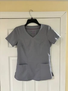Women’s Purple Label Scrub Top , Gray, XS - Picture 1 of 3