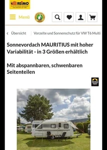 Vorzelt Wohnmobil gebraucht von Reimo vw t6 aber auch für andere verwendbar - Bild 1 von 2
