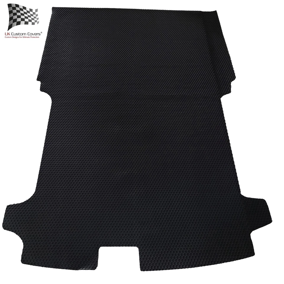 FORD TRANSIT CUSTOM SWB REAR RUBBER FLOOR MAT TAILORED (2024 ON) BLACK 1177 - Image 1 of 4