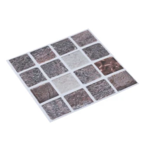 Self Adhesive Tile Sticker Reusable And For Bathroom Kitchen - Picture 1 of 9