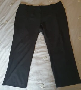 ¡Pantalones Julipa talla 26 lisos negros de pierna recta 29"! - Imagen 1 de 4