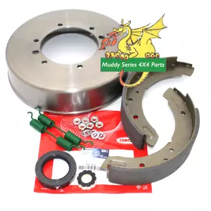 Land Rover Series 2 2A 3 LT76 Hand Brake Drum Kit Seals Springs & Nuts - Picture 1 of 2