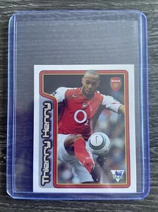 Thierry Henry Arsenal Merlin Premier League 2005 Arsenal FC Sticker 28 - Picture 1 of 3
