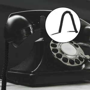 Telefonleitung Festnetz-Verlängerungskabel Aufgerolltes Telefonkabel - Photo 1/12
