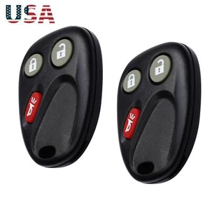 2Pcs 3-Button Keyless Entry Remote Car Key Kit For Chevrolet For GMC 2003-2007 - Picture 1 of 7