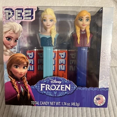 Disney Movie Frozen ANNA & ELSA PEZ Boxed Set GIFT QUALITY New - Image 1 of 4