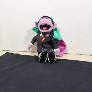 Sesame Place Street Count Von Count Dracula Vampire Plush 10" Bean Bag Muppet - Picture 1 of 19