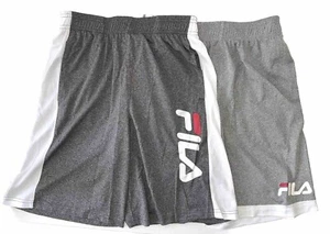 FILA Big Boys 2 Pack Logo Active Athletic Shorts Large 14/16 Lightweight New - Picture 1 of 5