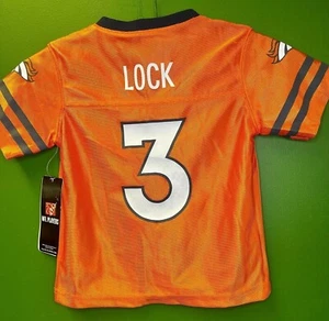 NFL Denver Broncos Drew Lock #3 Jersey Toddler 3T NWT - Picture 1 of 5