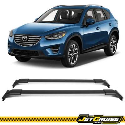 Barra transversal de aluminio para riel de techo estilo OE para Mazda CX-5 CX5 13-16 Foto 1 de 4