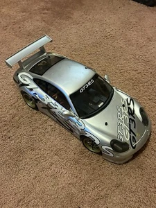 Nikko Porsche 1/10 911 GT3RS RC Vintage Car Rare HTF Tyco Radio Shack - Picture 1 of 13
