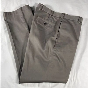 Brooks Brothers Hombre Marrón Clark Advantage Pantalón Chino Frente Plano - Talla 34x32 - Imagen 1 de 11