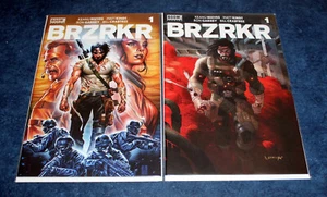 BRZRKR #1 A & B MARK BROOKS variant 1st print set (2) Keanu Reeves BOOM 2021 NM - Picture 1 of 1