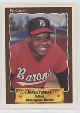 1990 AAA/ProCards A & AA Packs ProCards Frank Thomas (Blank Back) Rookie RC HOF