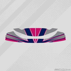 KOSMIC 2015 STYLE M10 NOSE CONE STICKER KIT - KARTING - JakeDesigns - Picture 1 of 1