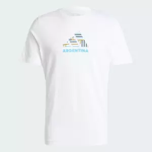 Remera Argentina Fútbol Hincha Estampada 2024 - Imagen 1 de 3