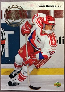 1992-93 Upper Deck 93 World Juniors #602 Pavol Demitra Ottawa Senators RC - Picture 1 of 1