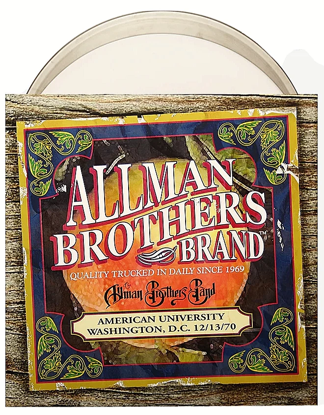 Allman Brother Band Live American University 12/13/70 Smoke Vinyl Newbury Comics - Image 1 of 4