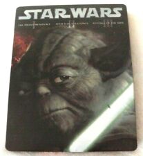 Star Wars Prequel Trilogy Steelbook (3 Blu-ray Set, Region-Free UK release) OOP