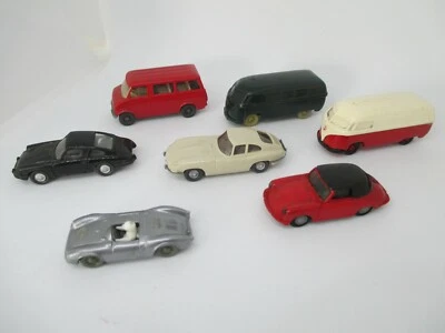 Wiking Modellini Auto Confezione VW Porsche 7 Pezzi - Immagine 1 di 4