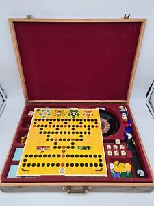 Ravensburger Spielekoffer Spielesammlung Holz 60er Vintage Gesellschaftsspiele