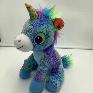 Fiesta Rosie Scribbleez Einhorn blau rosa Plüschtier Stofftier 10 Zoll Tier  - Bild 1 von 5