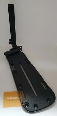 Pride Quantum TB3 Foot Rest Legrest plate Right Mount Universal Plate MEC144220 - Image 1 of 3