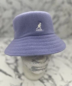 Cappello Uomo Kangol Lavander | Lana Bianca Lahinch Bucket Nuovo con etichette - Foto 1 di 6