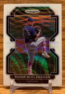 SHANE McCLANAHAN White Wave Prizm | 2022 Panini Prizm Tampa Bay RAYS #44 - Imagen 1 de 2