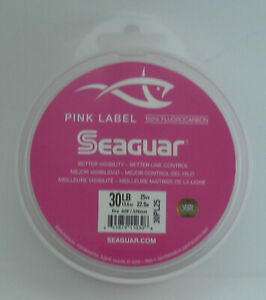Seaguar 30PL25 Pink Label Fluorocarbon Leader Material 30LB Test 25Yards