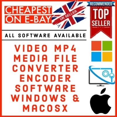 Video mp4 media file converter encoder for windows and Macosx - Image 1 of 2