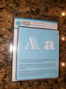 Martha Stewart Crafts 32274 Decorative Stencil Set 48 Stencils 1” in. Letters - Picture 1 of 2